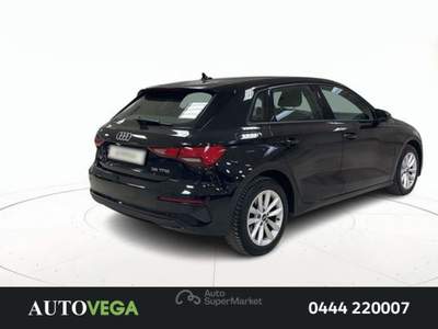 Audi A3 sportback 35 1.5 tfsi mhev business s-tronic Nero usata Vicenza