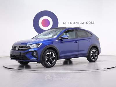 Volkswagen Taigo 1.0 TSI 115 CV R-LINE FARI LED TETTO PANORAMA Blu/Azzurro usata Brescia