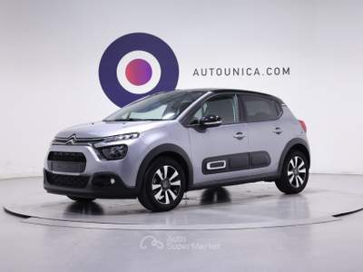 Citroen C3 PURETECH 83 S&S MAX FARI LED NEOPATENTATI Grigio usata Brescia