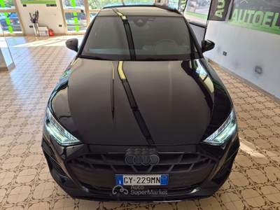 Audi A3 Sportback 2.0 tdi S line edition 150cv s-tronic Nero usata Nave