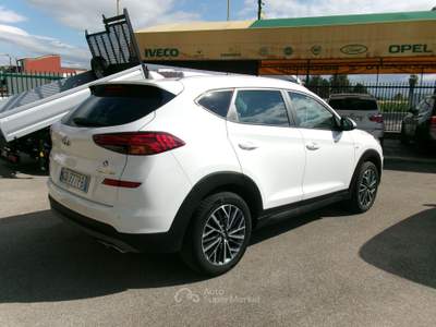 Hyundai Tucson 1.6 CRDI 48V XPRIME TECHNO PACK IBRIDO/DIESEL FULL Bianco usata Giugliano in Campania