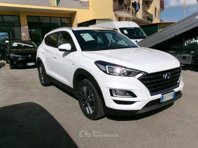 Hyundai Tucson 1.6 CRDI 48V XPRIME TECHNO PACK IBRIDO/DIESEL FULL Bianco usata Giugliano in Campania