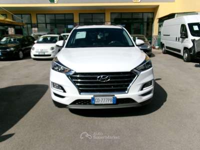 Hyundai Tucson 1.6 CRDI 48V XPRIME TECHNO PACK IBRIDO/DIESEL FULL Bianco usata Giugliano in Campania