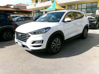 Hyundai Tucson 1.6 CRDI 48V XPRIME TECHNO PACK IBRIDO/DIESEL FULL Bianco usata Giugliano in Campania