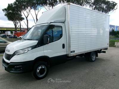 Iveco Daily 35C14 2.3 140CV E6D BOX+PEDANA CARICATRICE 8Q Bianco usata Giugliano in Campania