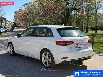Audi A3 A3 SPB 1.6 TDI 116CV S tronic Sport Bianco usata Busto Arsizio