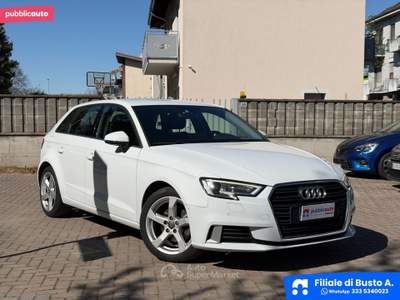 Audi A3 A3 SPB 1.6 TDI 116CV S tronic Sport Bianco usata Busto Arsizio