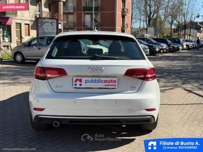 Audi A3 A3 SPB 1.6 TDI 116CV S tronic Sport Bianco usata Busto Arsizio