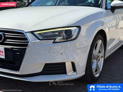 Audi A3 A3 SPB 1.6 TDI 116CV S tronic Sport Bianco usata Busto Arsizio