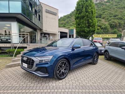 Audi Q8 50 TDI 286cv quattro tiptronic Sport SLINE INTERNO ED ESTERNO Blu/Azzurro usata Prevalle