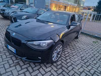 BMW Serie 1 116d Tenuta in ottime condizioni, usata Nero usata San Secondo di Pinerolo