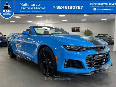 Chevrolet Camaro 2.0l Turbo Convertible *AUT / PELLE / ZL1 Anteriore* Blu/Azzurro usata Roma