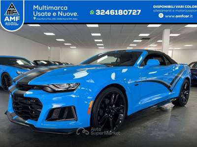 Chevrolet Camaro 2.0l Turbo Convertible *AUT / PELLE / ZL1 Anteriore* Blu/Azzurro usata Roma