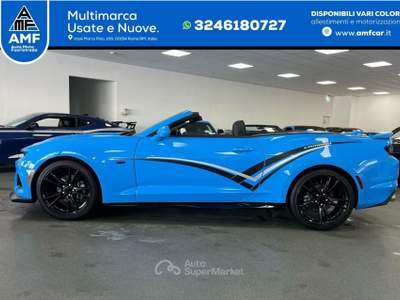 Chevrolet Camaro 2.0l Turbo Convertible *AUT / PELLE / ZL1 Anteriore* Blu/Azzurro usata Roma