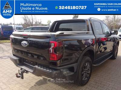 Ford Ranger Doka 205 CV Autm. Wildtrak e-4WD tenda avvolgibile elettrica Nero usata Roma