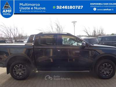 Ford Ranger Doka 205 CV Autm. Wildtrak e-4WD tenda avvolgibile elettrica Nero usata Roma