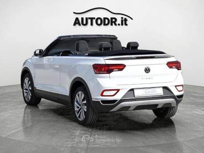 Volkswagen T-Roc Cabriolet 1.0 TSI 110cv Style Fari IQ, Retrocamera Bianco usata Monte San Giusto