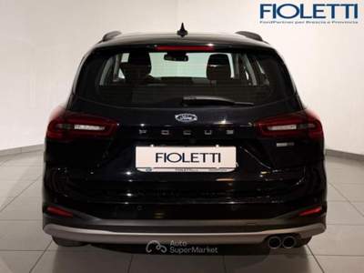 Ford Focus 4ª SERIE 1.0 ECOBOOST HYBRID 125 CV POW. SW ACTIVE Nero usata Manerbio