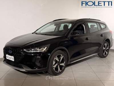 Ford Focus 4ª SERIE 1.0 ECOBOOST HYBRID 125 CV POW. SW ACTIVE Nero usata Manerbio