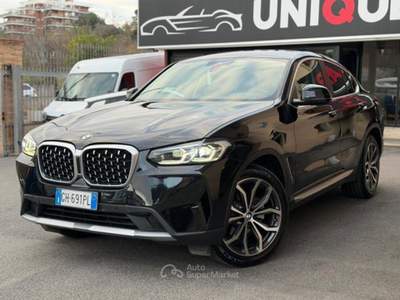 BMW X4 xDrive20d 48V SPORT (NESSUN VINCOLO) Nero usata Roma