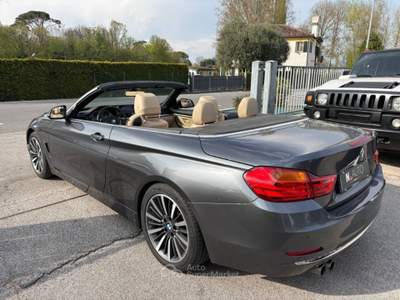 BMW Serie 4 430i i Cabrio Luxury Grigio usata Stra
