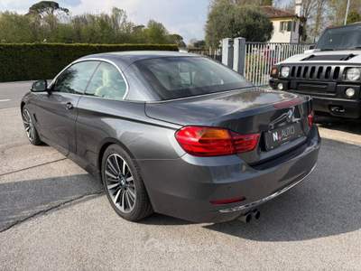 BMW Serie 4 430i i Cabrio Luxury Grigio usata Stra
