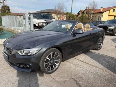 BMW Serie 4 430i i Cabrio Luxury Grigio usata Stra