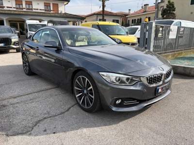 BMW Serie 4 430i i Cabrio Luxury Grigio usata Stra