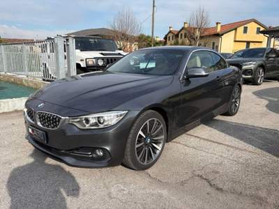 BMW Serie 4 430i i Cabrio Luxury Grigio usata Stra