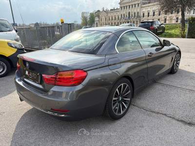 BMW Serie 4 430i i Cabrio Luxury Grigio usata Stra