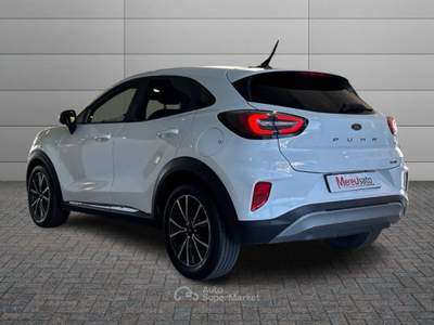 Ford Puma 1.0 EcoBoost Hybrid 125 CV S&S Titanium Bianco usata Sassari