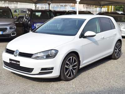 Volkswagen Golf Golf VII 2013 5p 1.6 tdi Highline 105cv Bianco usata Ciriè