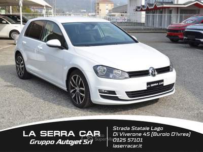 Volkswagen Golf Golf VII 2013 5p 1.6 tdi Highline 105cv Bianco usata Ciriè