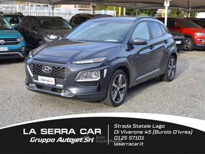 Hyundai Kona Kona 1.6 crdi Exellence 2wd 136cv dct Grigio usata Ciriè