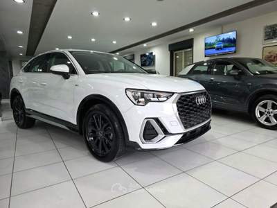 Audi Q3 SportBack S Line 35 2.0 TDI 150CV S tronic Pelle Bianco usata Mirabella Imbaccari