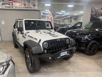 Jeep Wrangler DPF Rubicon Auto Soft Top Lungo Bianco usata Prato