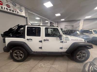 Jeep Wrangler DPF Rubicon Auto Soft Top Lungo Bianco usata Prato