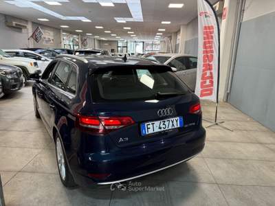Audi A3 SPB 30 TFSI S tronic Sport 116CV Ok Neopatentati Blu/Azzurro usata Prato
