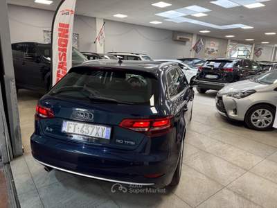 Audi A3 SPB 30 TFSI S tronic Sport 116CV Ok Neopatentati Blu/Azzurro usata Prato