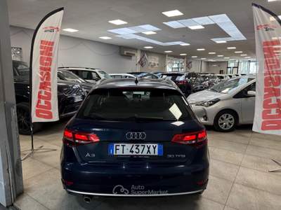 Audi A3 SPB 30 TFSI S tronic Sport 116CV Ok Neopatentati Blu/Azzurro usata Prato