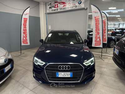 Audi A3 SPB 30 TFSI S tronic Sport 116CV Ok Neopatentati Blu/Azzurro usata Prato