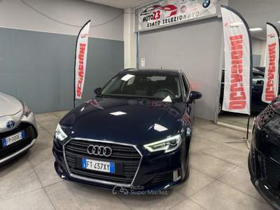 Audi A3 SPB 30 TFSI S tronic Sport 116CV Ok Neopatentati Blu/Azzurro usata Prato