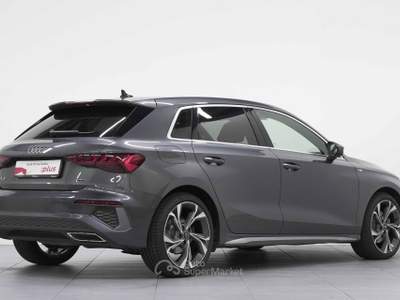 Audi A3 A3 Sportback 2.0 TDI Stronic Sline Grigio usata Cantù