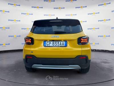 Jeep Avenger Bev My23 Summit 100% Elettrica Giallo usata Roma