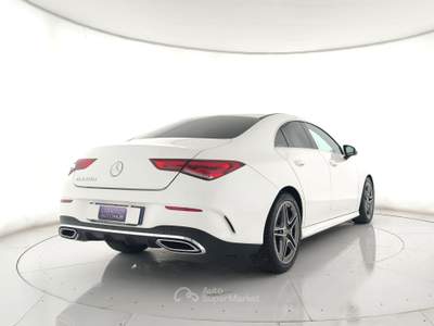 Mercedes-Benz CLA Cla coupe 200 d premium auto camera+c.18" Bianco usata Ghedi