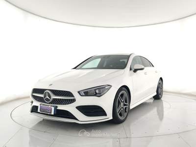 Mercedes-Benz CLA Cla coupe 200 d premium auto camera+c.18" Bianco usata Ghedi