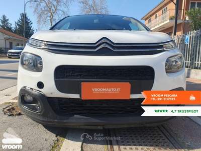 Citroen C3 C3 BlueHDi 100 S&S Feel Bianco usata Pescara