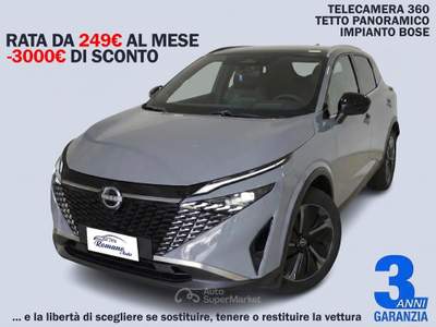 Nissan Qashqai MHEV 158 CV Xtronic Tekna#Tetto Panoramico!Imbianto Bose! Grigio usata Sant'Anastasia