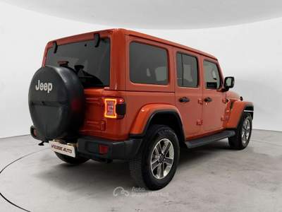 Jeep Wrangler Wrangler Unlimited 2.2 mjt II Sahara auto Arancione usata Milano