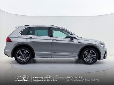 Volkswagen Tiguan 1.6 tdi Sport R-Line LED-CarPlay-19'' Grigio usata Riese Pio X